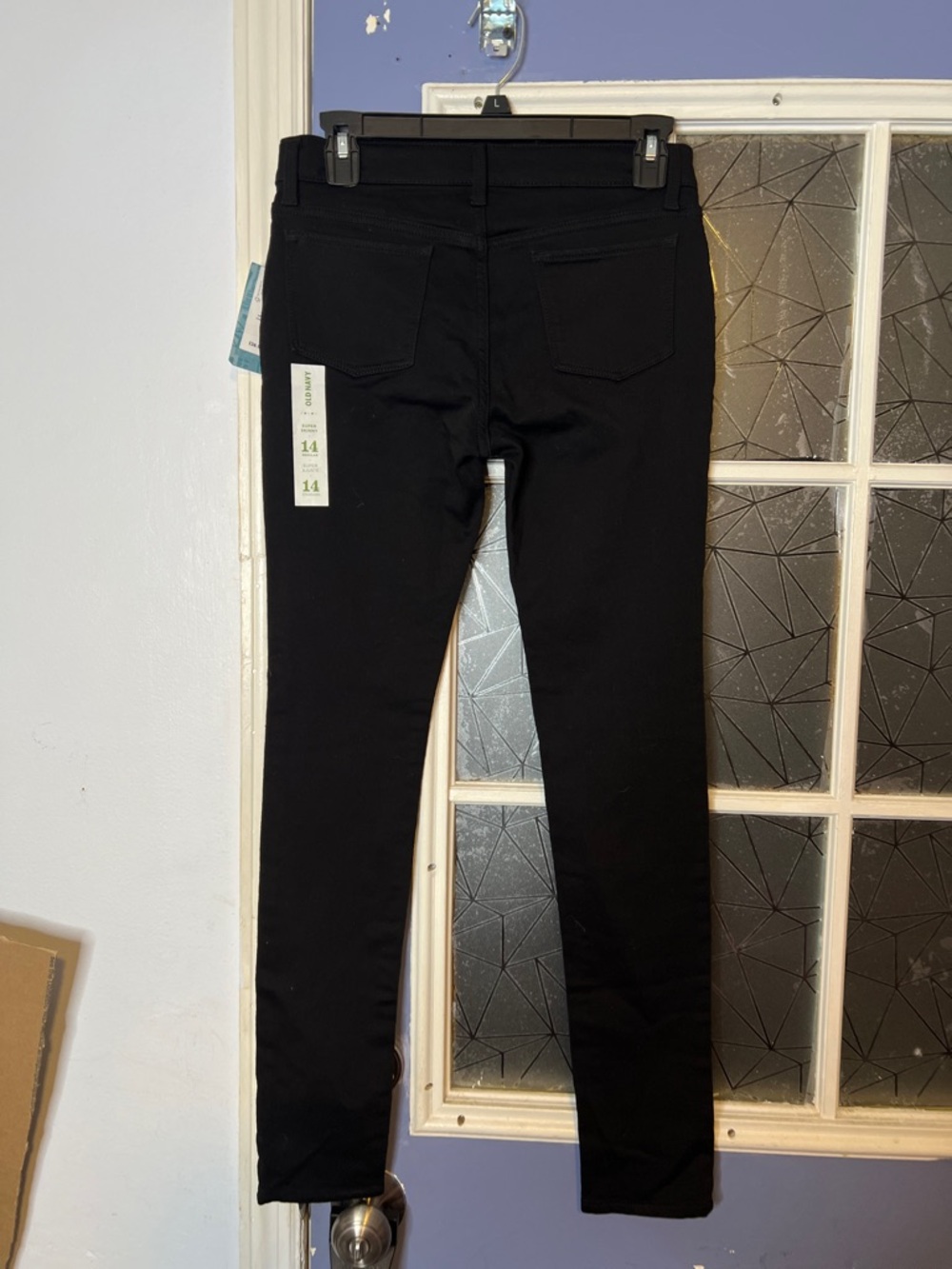 Old Navy Black Slim Fit Jeans size 14 NWT - Picture 3 of 3